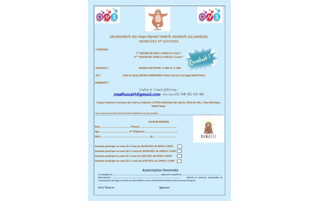 Découverte YOGA enfant
